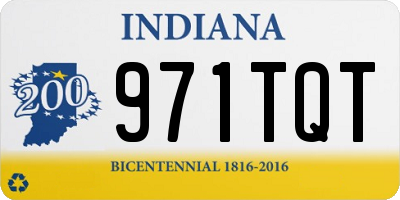 IN license plate 971TQT