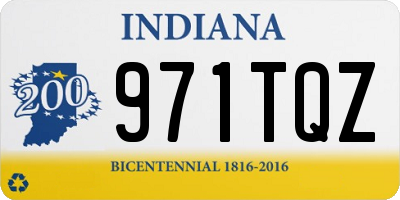 IN license plate 971TQZ