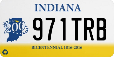 IN license plate 971TRB