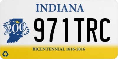IN license plate 971TRC