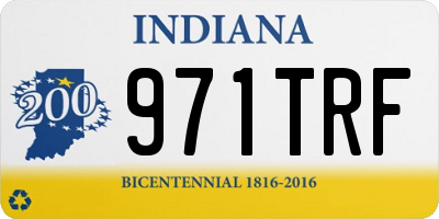 IN license plate 971TRF