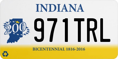 IN license plate 971TRL