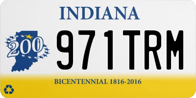 IN license plate 971TRM