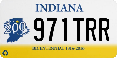 IN license plate 971TRR