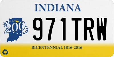 IN license plate 971TRW