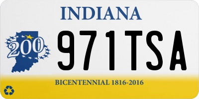 IN license plate 971TSA