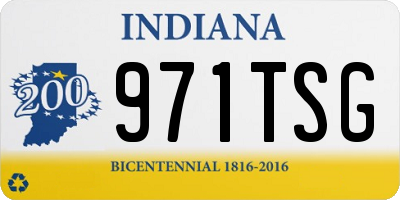 IN license plate 971TSG