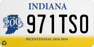 IN license plate 971TSO