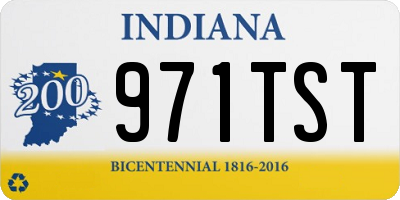 IN license plate 971TST