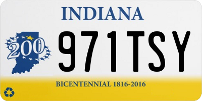 IN license plate 971TSY
