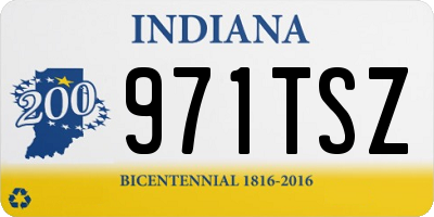 IN license plate 971TSZ