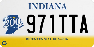 IN license plate 971TTA