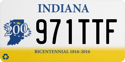 IN license plate 971TTF