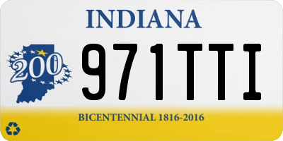 IN license plate 971TTI