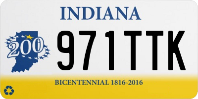 IN license plate 971TTK