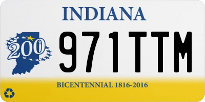 IN license plate 971TTM