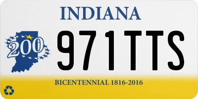 IN license plate 971TTS