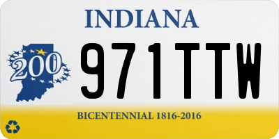 IN license plate 971TTW