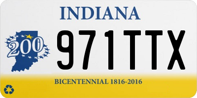 IN license plate 971TTX