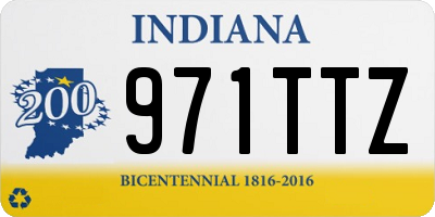 IN license plate 971TTZ