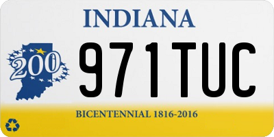 IN license plate 971TUC