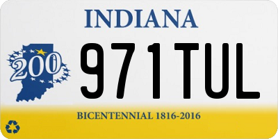 IN license plate 971TUL