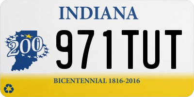 IN license plate 971TUT