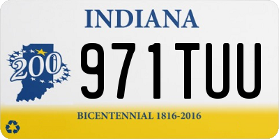 IN license plate 971TUU