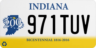 IN license plate 971TUV