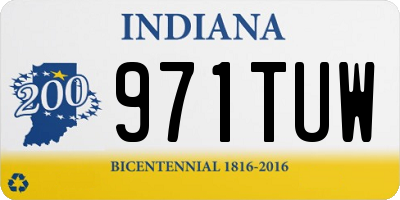 IN license plate 971TUW