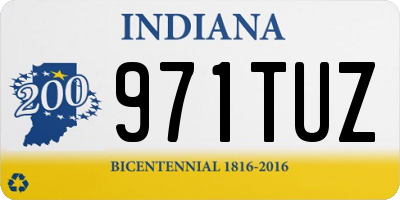 IN license plate 971TUZ