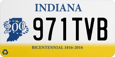 IN license plate 971TVB