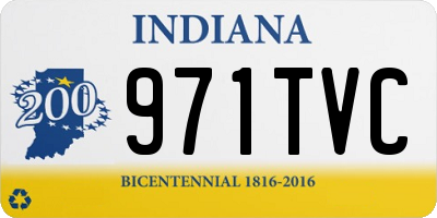 IN license plate 971TVC