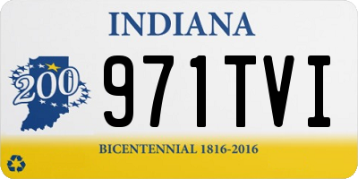 IN license plate 971TVI
