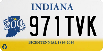 IN license plate 971TVK