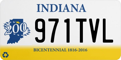 IN license plate 971TVL