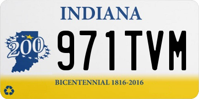 IN license plate 971TVM