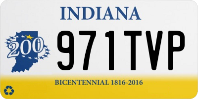IN license plate 971TVP