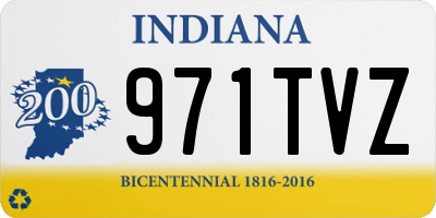 IN license plate 971TVZ
