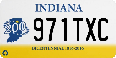 IN license plate 971TXC