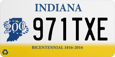 IN license plate 971TXE
