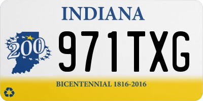 IN license plate 971TXG