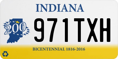 IN license plate 971TXH