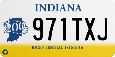 IN license plate 971TXJ