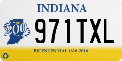 IN license plate 971TXL