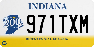 IN license plate 971TXM