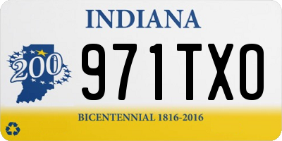IN license plate 971TXO