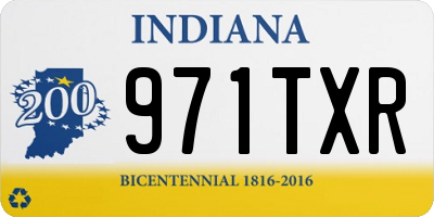 IN license plate 971TXR