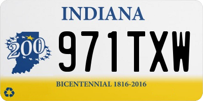 IN license plate 971TXW