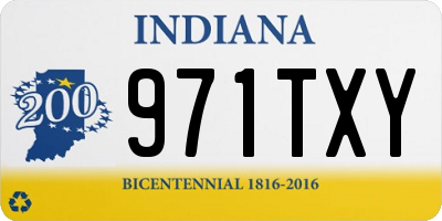 IN license plate 971TXY